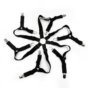 6-side 12 clip bed sheet holder anti slip and anti running blanket clip elastic fixing buckle