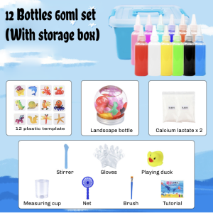Magic Water Elves Kids DIY Craft Water Aqua Jelly Gel Montessori Education Magic Water Elves Kit Set Toys Children Gift