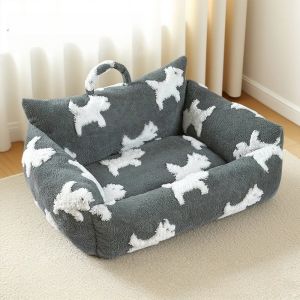 Pet Sofa Bed Nest Warm Thick Cat Dog Bed Small Medium Pet Bedding All Seasons Comfortable Mat