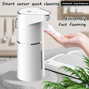 350ml Automatic Soap Dispenser Smart Infrared Sensor Foam Soap Dispenser Wall Mounted Touchless Intelligent Soap Dispenser
