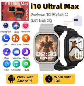 Original Watch X i10 Ultral Max Smart Watch Series10 2.15 inch Men Women Bluetooth Call Waterproof Sport Fitness  For Android Phone