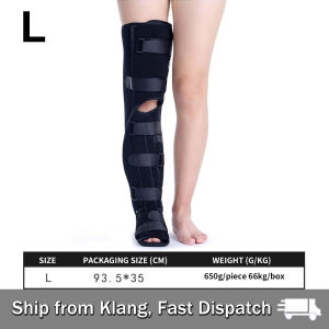 Thigh Fixation Belt/Calf Fracture/Foot Drop/Rehabilitation/Breathable Fracture Correction/Tibia/Fibula Ankle Bracelet