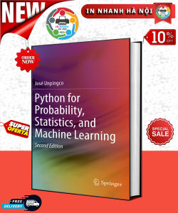 Bìa màu Python for Probability Statistics and Machine Learning- in nhanh ha noi