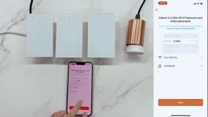 Tuya Smart Life Light Switch WiFi Touch Sensor Switch App Remote Control No Neutral Wire 100V 240V[Fast Shipping]