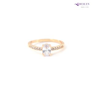 MEILYN Cincin Wanita Gemma Vespera Mata Oval All Series