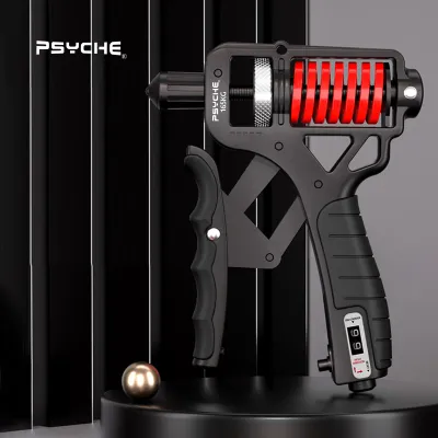 「Psyche」 Hand Grip Strengthener Hand Grip Exercise R-Shape Adjustable 165KG Automatic Counting
