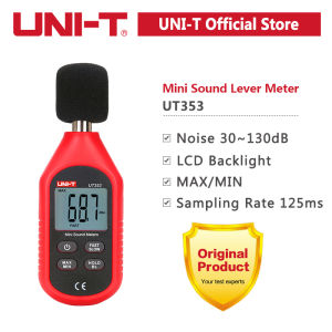 UNI-T UT353 Noise Measuring Instrument db Meter 30~130dB Mini Audio Sound Level Meter Decibel Monitor