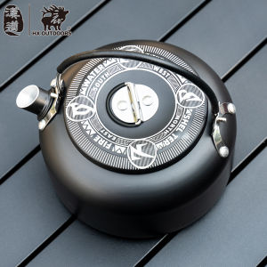 HX OUTDOORS Tarot Kettle 0.8L อุปกรณ์แคมปิ้ง สแตนเลส การออกแบบความปลอดภัย Outdoor Kettle กาน้ำชา ออกนอกบ้าน ตั้งแคมป์ ตกปลา ขับรถด้วยตัวเอง ปีนเขา