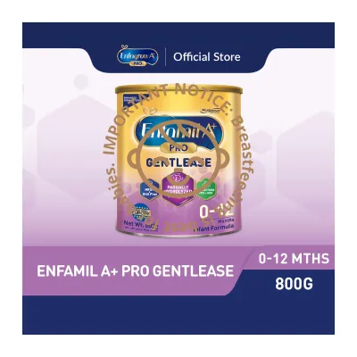 Enfamil A+ Stage 1 Gentlease Infant Formula Baby Milk Powder (0-12M) 800G