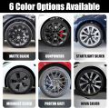 Rim Touch Up Paint(Gunpowder) for Tesla Model Y/3/S/X Gemini Dark/Uberturbine/Arachnid/Cybersteam/Turbine Wheel, Curb Rash Repair Rim Scratch Repair with Masking Tape & Sandpaper. 