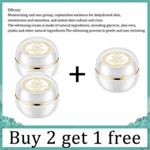 Dermacare Premium Hydrating Cream for All Skin Types - Moisturizing & Brightening Formula with Vitamin E Paraben-Free Single Pack