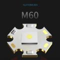 Smiling Shark SD0521 LED Torchlight M60 Super Bright Flashlight Powerful USB Rechargeable Zoomable Waterproof Outdoor Emergency Hiking Camping Working Lighting. 