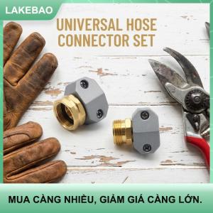 【LAKEBAO】 Nhiệm Vụ Nặng Nề Vườn Hose Sửa Chữa Kết Nối Kẽm Nhôm 58 Để 34 Inch Nam Nữ Phụ Kiện Cho Ngoài Trời Cấp Nước Ống