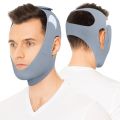 【UMUM】Anti Snore Chin Strap for CPAP Users, Snore Stopper with Adjustable Velcro, Chin Strap for Sleeping Comfortable Stop Snoring Solution, Anti Snoring Devices Breathable and Reusable. 