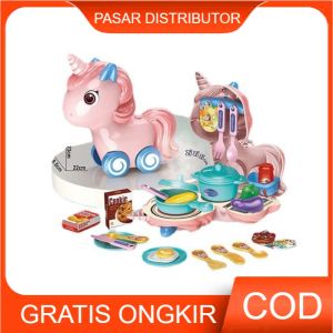 Mainan Anak CHILD KITCHEN 30PCS 3IN1 Tas Selempang Unicorn Child Pet Mainan Anak Perempuan - Mainan Anak Laki Laki
