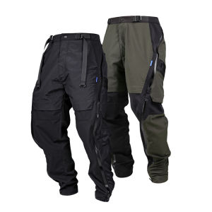 【TECHWEAR】REINDEE LUSION 21AW DOUBLE SHAPE ZIPPER WATERPROOF PANT ARMY GREEN CARGO TROUSERS