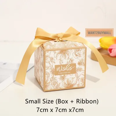 Wedding Party Birthday Favour Goodies Gift Souvenir Doorgift Wishes Candy Box Rope Kotak Hadiah Gula Telur Majlis Kahwin
