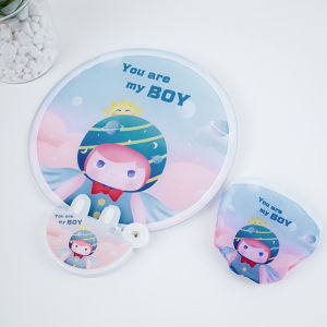 [FREESHIP] Quạt Gấp Cầm Tay Tự Bung Tiện Lợi Hoạ Tiết Hoạt Hình Dễ Thương