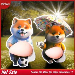 【COD】🔥🔥🔥 3D Cute Puppy Sticker Squeezeable Shiba Inu Phone Case Decoration Childrens Birthday Party Favor Festival Supplies