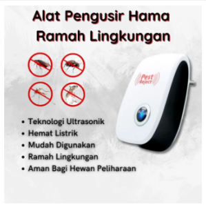 BEST SELLER Anti tikus elektrik ultrasonik Alat pengusir tikus Efektif mengusir tikus kecoa semut nyamuk dan laba-laba Tidak berbahaya bagi manusia