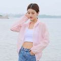 เสื้อแจ็คเก็ตกัน UV เสื้อคลุมกันแดด น้ำหนักเบา แขนยาว มีฮู้ด มีซิป มีให้เลือก 8 สี เสื้อกันแดดกันลม สไตล์เกาหลี. 