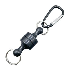 Holder Gantungan Kunci Kait Magnet Gantung Camping Outdoor Hiking Magnet Keychain Strong Stainless Steel