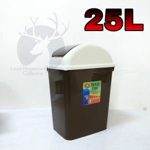GD PLASTIC TRASH CAN W/ SWING AVAILABLE IN 10L & 16L & 25L / TRASH BIN / GARBAGE BIN / GARBAGE CAN / BASURAHAN