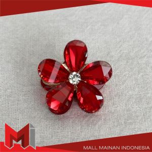 MallMainan-C1388 Jepit Rambut Poni Kecil Bentuk Bunga Daisy / Jepitan Rambut Lucu Wanita Anak Dewasa