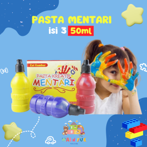 Cat Pasta Kreatif Mentari/Pasta Warna Mentari/Pasta Mentari/Cat Mainan Anak/Melukis