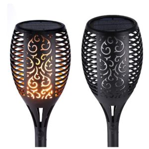 SEAN 2 Pcs/12 LED Solar Torch Lights Dancing Flickering Lamp Mpow LED Waterproof Light Garden Path Lights