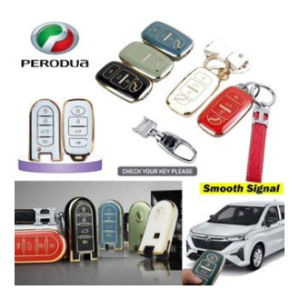 [NEW] Perodua AXIA 2023 MYVI BEZZA ALZA ARUZ Ativa Car Key Cover Sarung Casing Kunci Remote Case Accessories Keychain