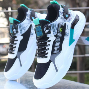 2025 Fashion Basketball Shoes For Men Cushioning Sports Running Shoes High Cut Casual Shoes For Men Korea Sneakers