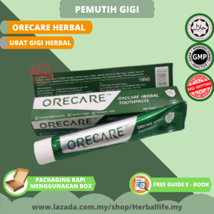 TEETH CLEANSING WHITENING TOOTHPASTE ORECARE HERBAL ubat pemutih gigi Removes Plaque hancurkan karang Mousse pembersihubat gigi busapemutihan gigibau mulut dental clenser oral care fresh Ubat Gigi Berkesan karang gigi kuning Penjagaan Kebersihan Mulut