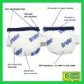 GoldHeart Bruder Eye Compress Moist Heat /Microwavable warm compress with beads for Dry Eyes or Stye/ Lightweight. 