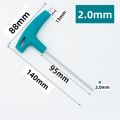 2mm - 10mm Allen Hex Key T Shaped Wrench Inner Six Angle Screwdriver Handle Allen Hex Key Wrench Spanner                                    11. 