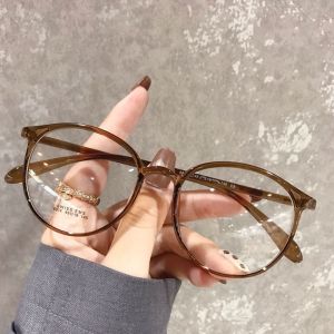 🔥Myopia Glasses Womens Fashion New Plain Glasses Flat Light Anti Blue Light Anti Radiation Women Men LovelylifeFu👍