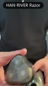 HAN RIVER Shaver 3D Float Razor USB Rechargeable Shaver For Man Green/Gold