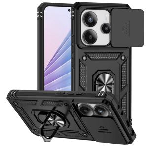 For Xiaomi Redmi note 14 4G Case Armor Shockproof Magne Ring Stand Holder Case For Redmy Note14 4G Lens Cover