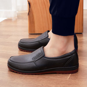 Fashion Mens Formal Shoes SHUTA Premium School Black Shoes Rubber Shoes