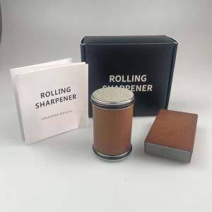 SG Germany Walnut Rolling Knife Sharpener for Straight Edge with Industry Diamonds Angle Technology with 15&20 Degrees