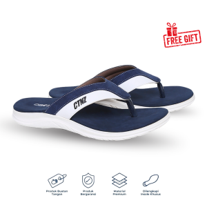 [FREE GIFT] Catenzo - AQ 110 Sandal Jepit Pria Casual Original Sendal termurah dan terlaris