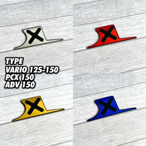 GARNISH COVER LEHER RADIATOR HONDA STYLO 160 VARIO 125 150 160 ADV 150 160 PCX 150 160 AKSESORIS MOTOR TEMPELAN VARIASI LEHER RADIATOR MOTOR BAHAN AKRILIK TEBAL 4 MM ACRYLIC PNP GARNIS RADIATOR TWOTONE ORIGINAL MOSCOW