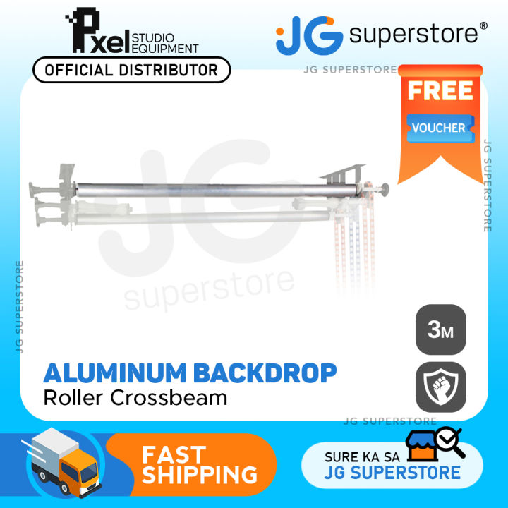 Pxel 3M/10ft. 3Section Aluminum Metal Inner Tube Cross Bar for