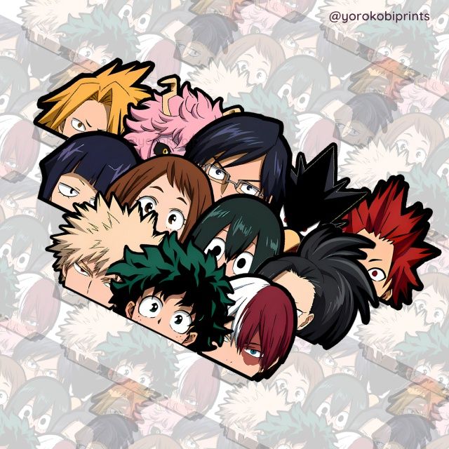 Boku no Hero Academia/My Hero Academia Class 1A Peekers