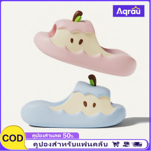 Aqrau 🍎50%OFF🍎รองเท้าแอปเปิ้ล สีพาสเทล รองเท้าแตะพื้นยาง EVA สุดน่ารัก ใส่แล้วนิ่มมาก พื้นยางมีกันลื่น🍎🍎🍎