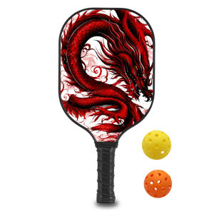 Lightweight Pickleball Paddle with Comfort Grip and Durable Fiberglass surface for Indoor/Outdoor sport racks ID 60625-165445156
