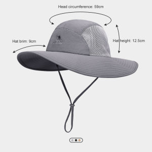 Camel Crown Outdoor Sunscreen Fisherman Hat Breathable Big Brim Cover Face Sunshade Cowboy Hat