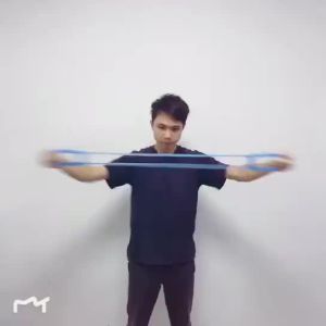 Shipped from China [BIN] Silicone Jelly Multi-Style Resistance Bands Fitness Arm Strengthener Stretching Shoulder Opener Slim Arm Back Exercise Yoga Equipment