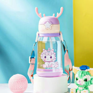 ขวดน้ํา กระติกน้ำ กระติกน้ำเด็ก กระติกน้ำพกพาขวดน้ำเด็ก กระบอกน้ำเด็ก กระติกน้ำนักเรียนพร้อมส่ง600ml