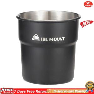 [VOF] Stainless Steel Outdoor Camping Cup Portable Tea Coffee Milk Mug Stackable Lightweight for Travel Hiking Backpacking